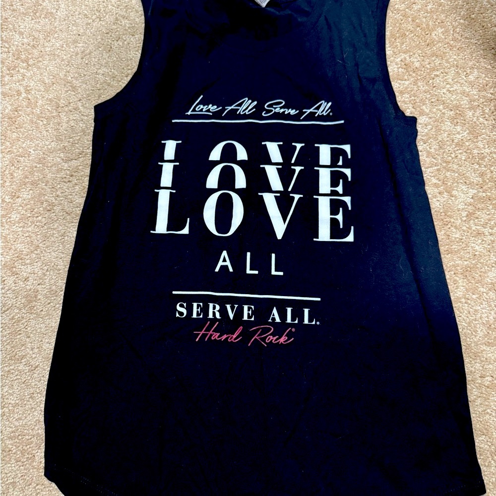 Hard Rock Cafe Black and White Tee